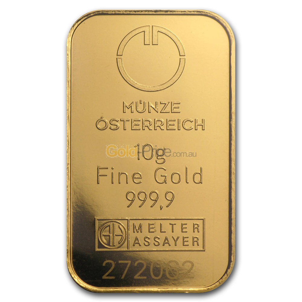 Gold bar price comparison: Buy 10 grams gold