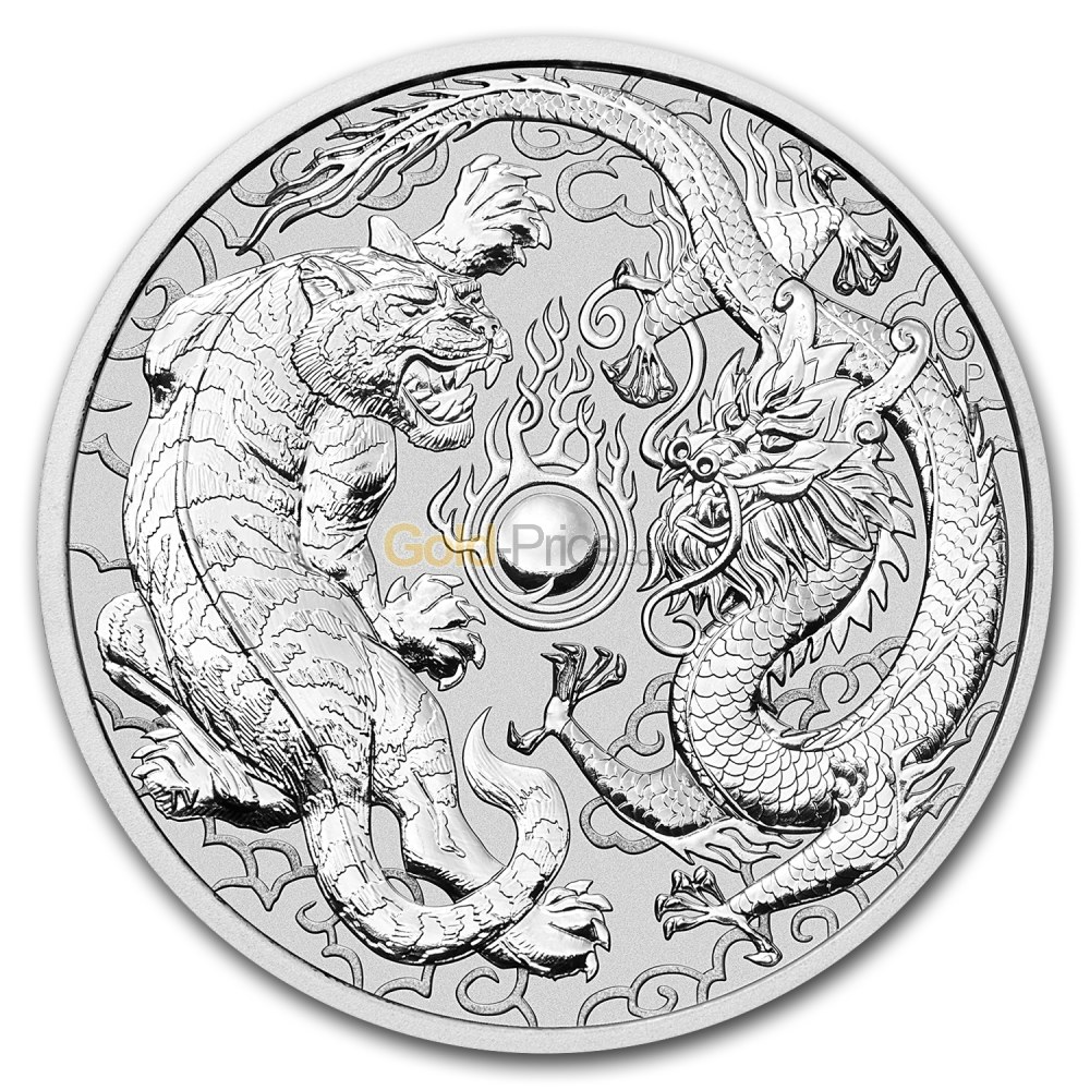 Silver Coin price comparison: Buy silver Dragon & Tiger